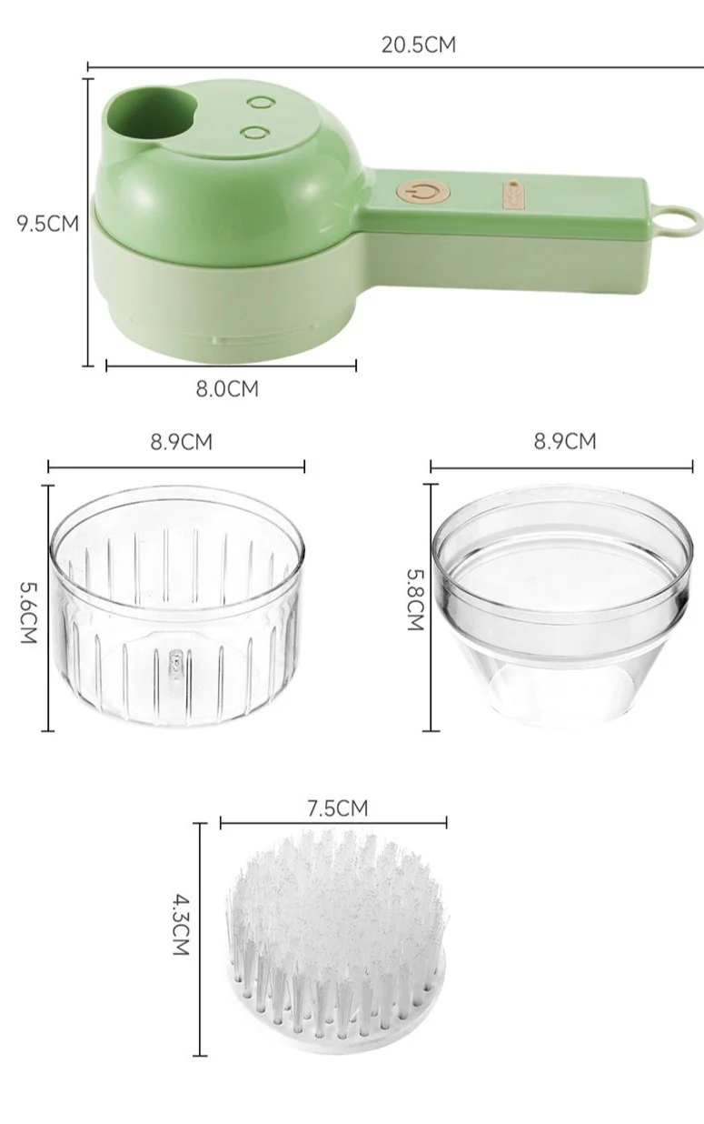 4 in 1 sähköinen keittiömurskain - Image 11