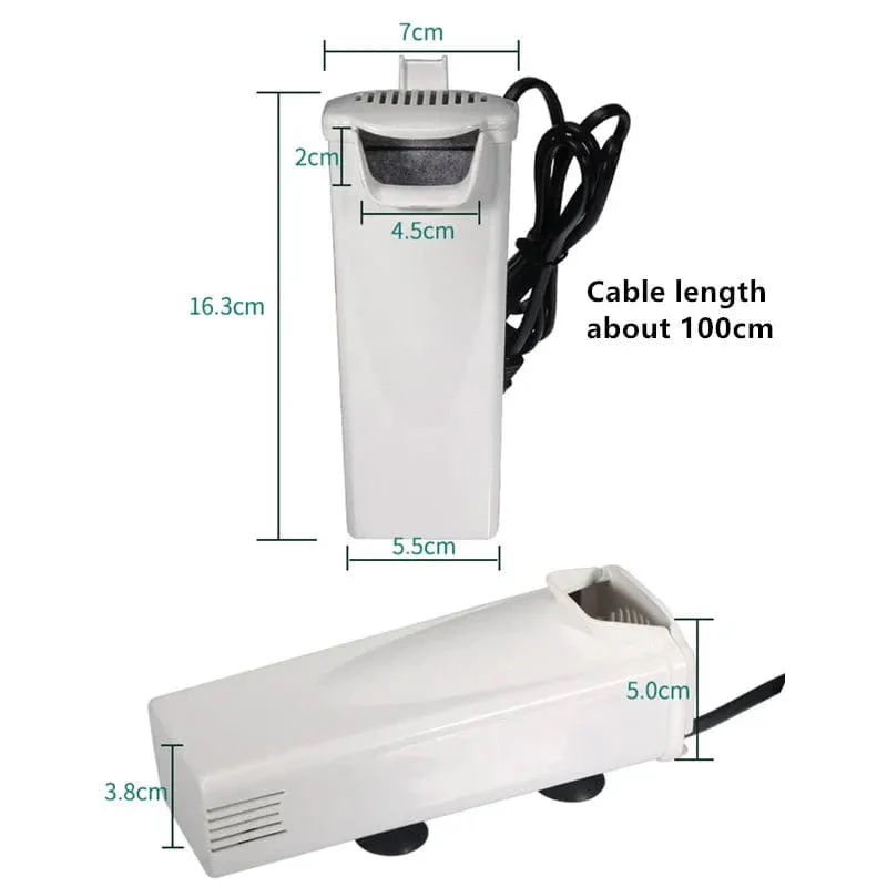Akvaarion Suodatinpumppu 200L/H Kompakti Matala Vesisäiliö - Image 4
