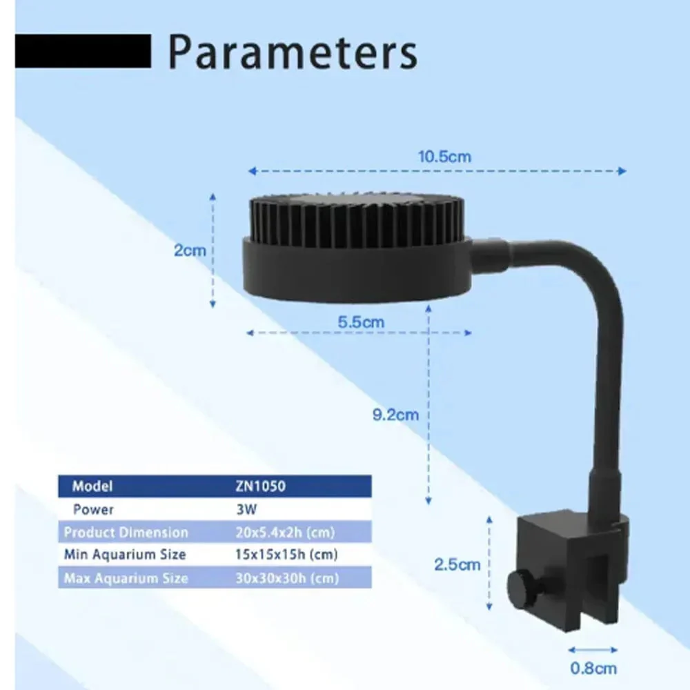Akvaariovalaistus LED-lamppu M1 Kompakti Design - Image 4