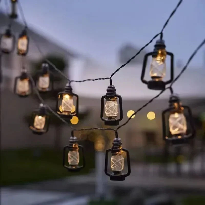 Aurinkoenergialla Toimivat LED-Valosarjat Liekkiefektillä - Image 6