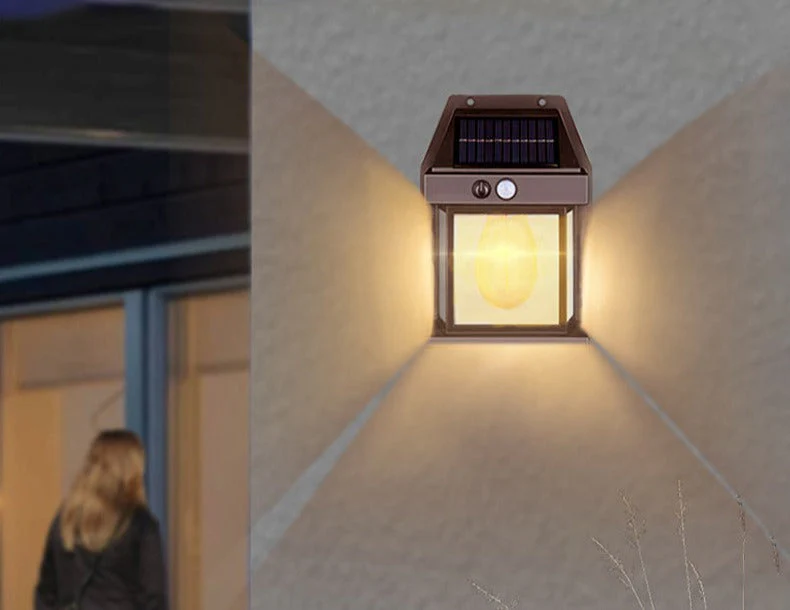 Aurinkovoimalla Toimiva Ulkovalaisin Seinäasennukseen, Tyylikäs ja Energiatehokas Valaistus - Image 2