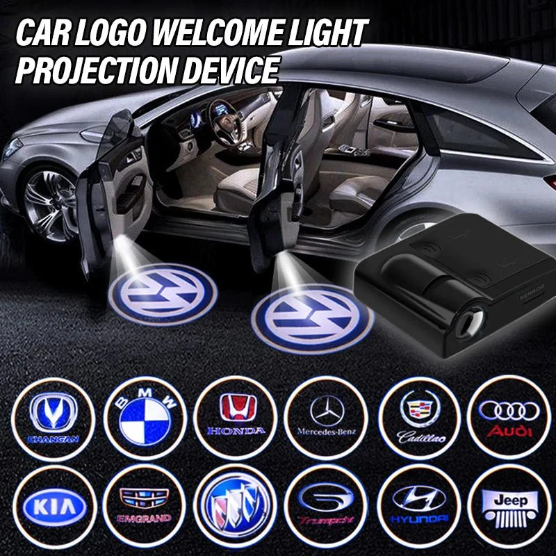 Auton Oven Logoprojektori Langaton LED-valo