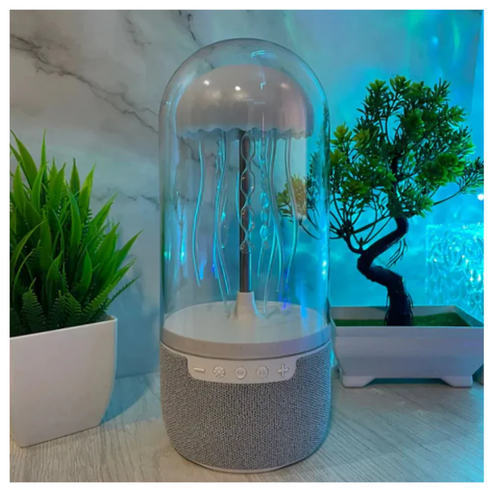 Bluetooth Kaiutin Jellyfish Neonvalot Visuaalinen Elämys