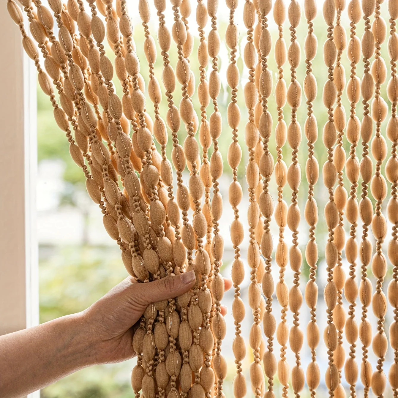 Boho-tyylinen Oviverho Helmillä Koristeltu - Image 5