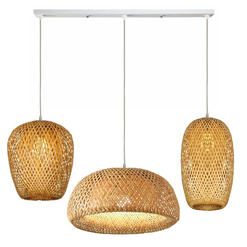 Boho Tyylinen Rotan Riippuvalaisin - Image 18