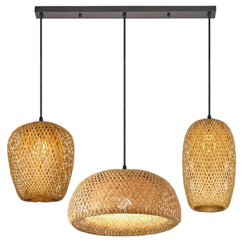 Boho Tyylinen Rotan Riippuvalaisin - Image 19