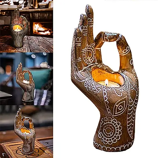 Buddha Hand Kynttilänpidin - Image 6