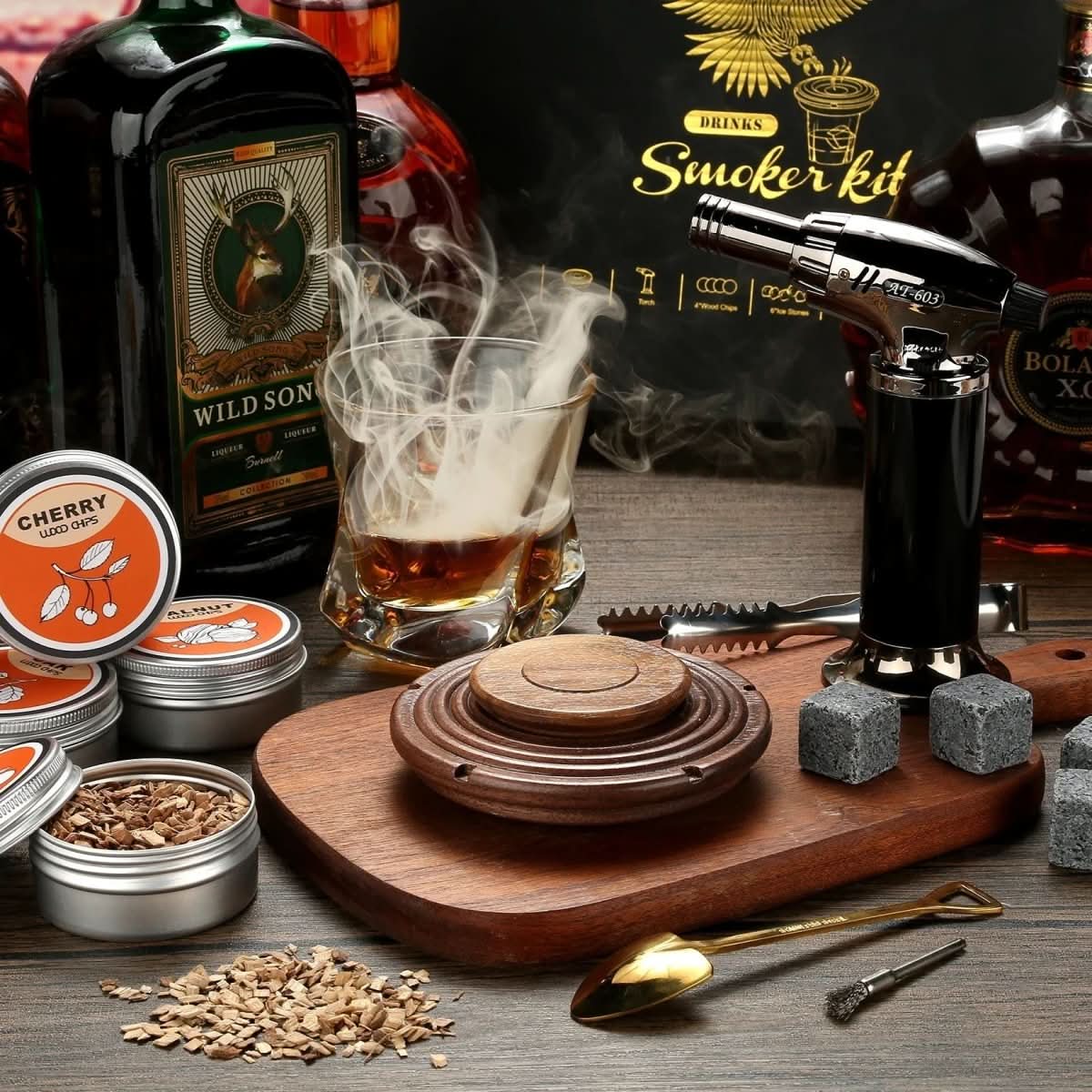 Cocktail Smoker Setti Viskille ja Bourbonille - Image 3