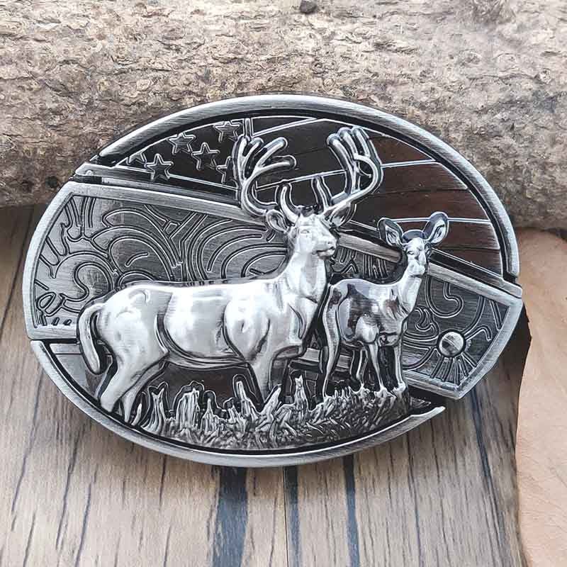 Cowboys-vyön solki Metallinen Soikea - Image 26