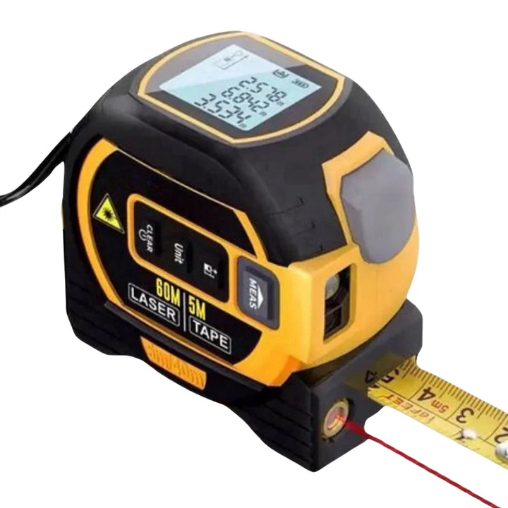 Digitaalinen Mittanauha Laserteknologialla 3-in-1 Toiminnolla