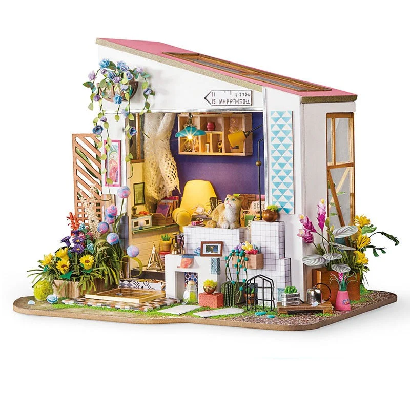 DIY puinen miniatyyri talo Kit - Image 2