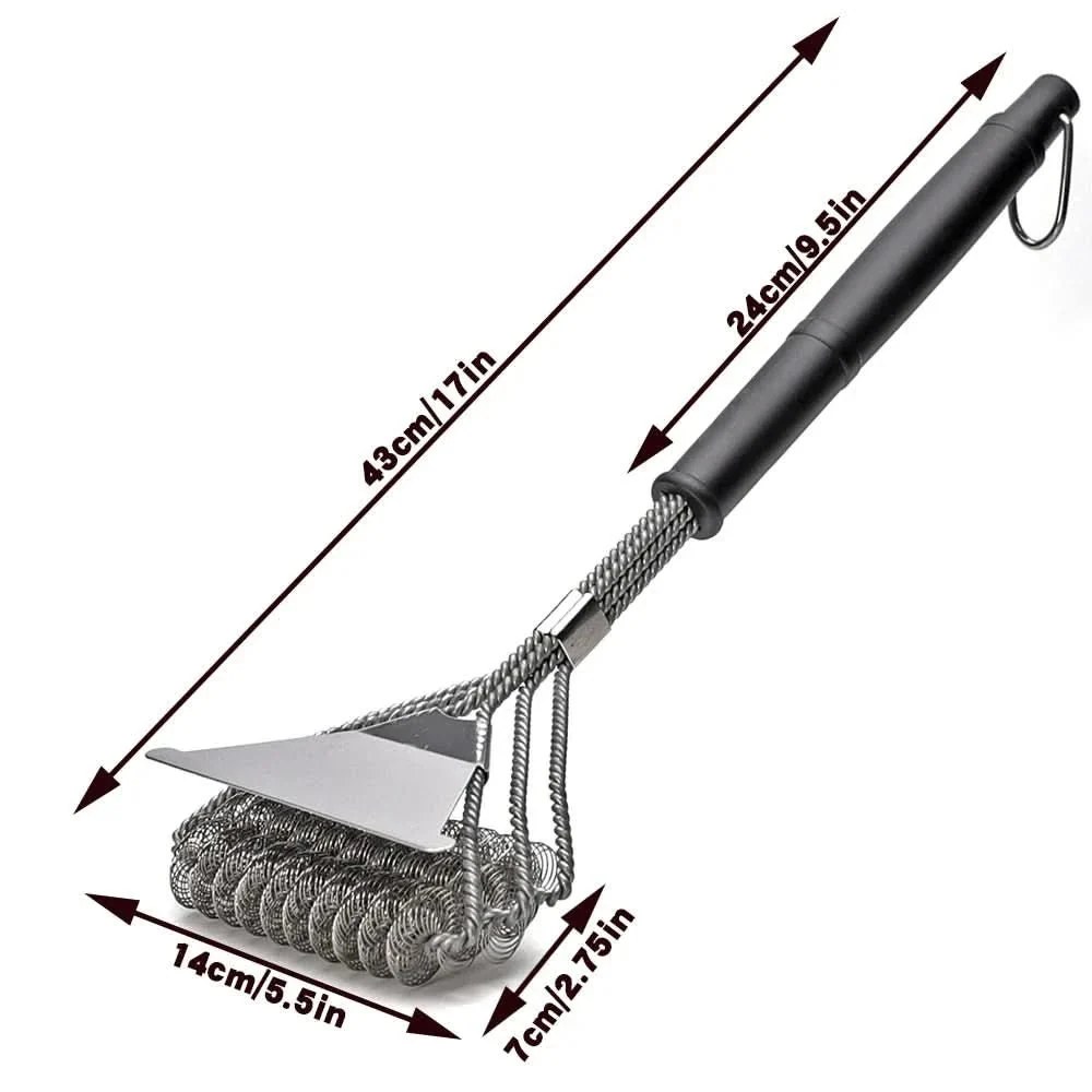 Grillauksen Puhdistusharja Ergonomisella Kahvalla - Image 4