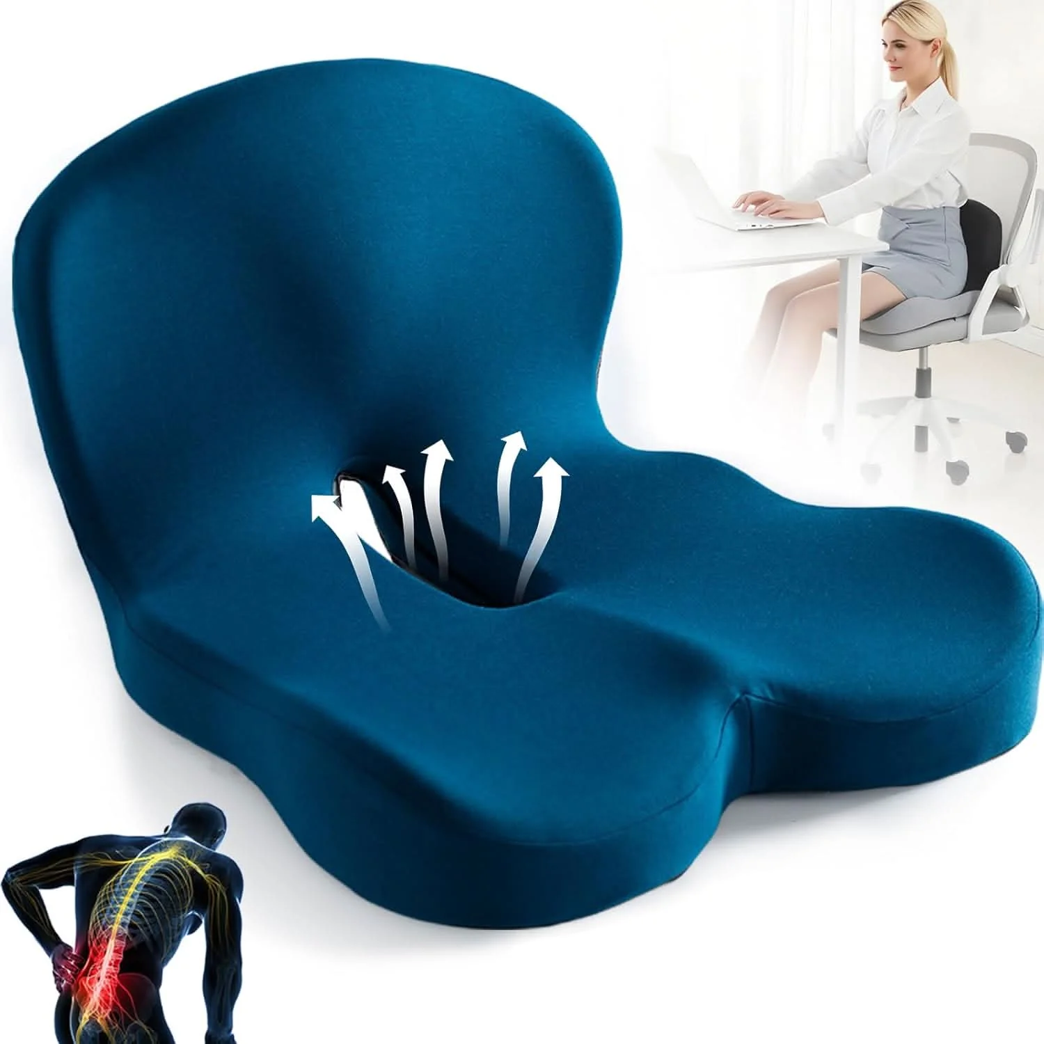 Istuintyyny Ergonominen Memory Foam