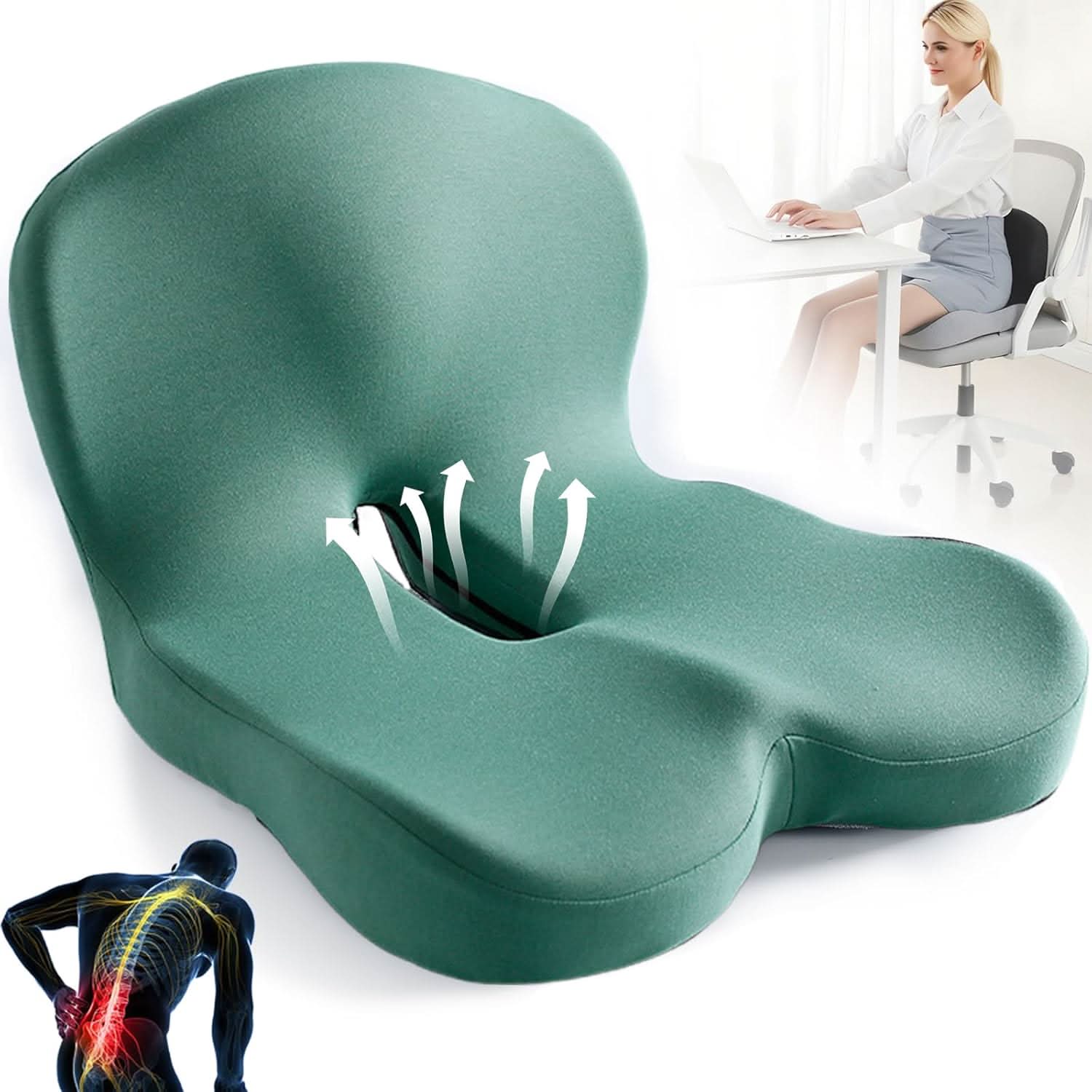 Istuintyyny Ergonominen Memory Foam - Image 13