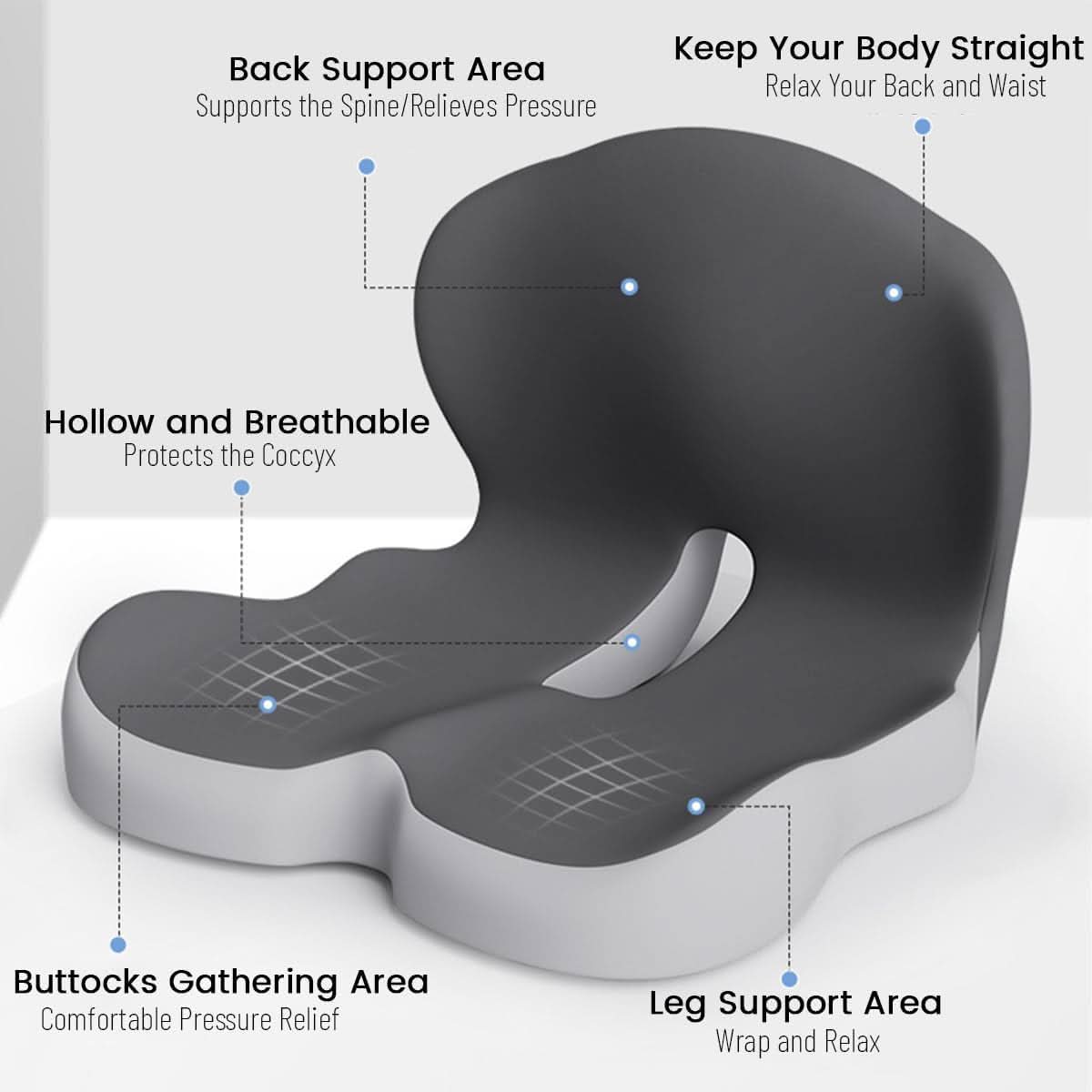 Istuintyyny Ergonominen Memory Foam - Image 8