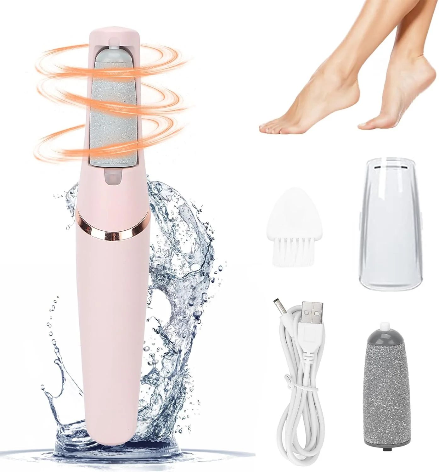 Jalkojen Hoitotyökalu 360° Pyörivillä Rullilla - Image 4