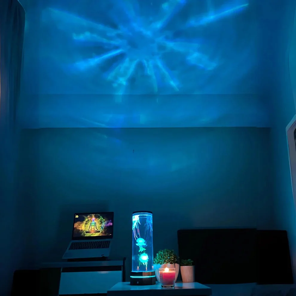 Jellyfish Aquarium -pöytälamppu Moderni Muotoilu - Image 3