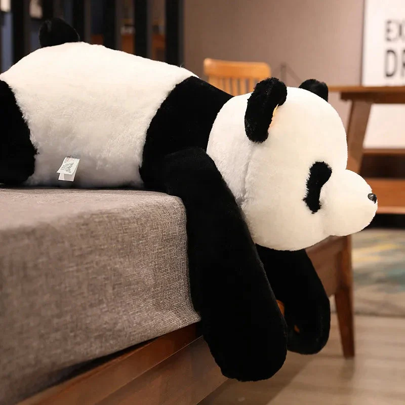 Jumbo Pehmolelu Panda Halattavaksi Lapsille ja Aikuisille