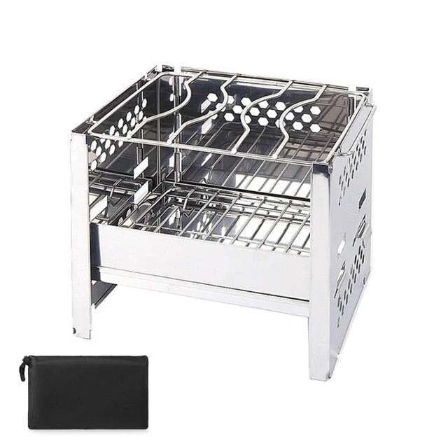 Kannettava BBQ-Grilli Ulkona Kompakti ja Kestävä Suorituskyky - Image 6