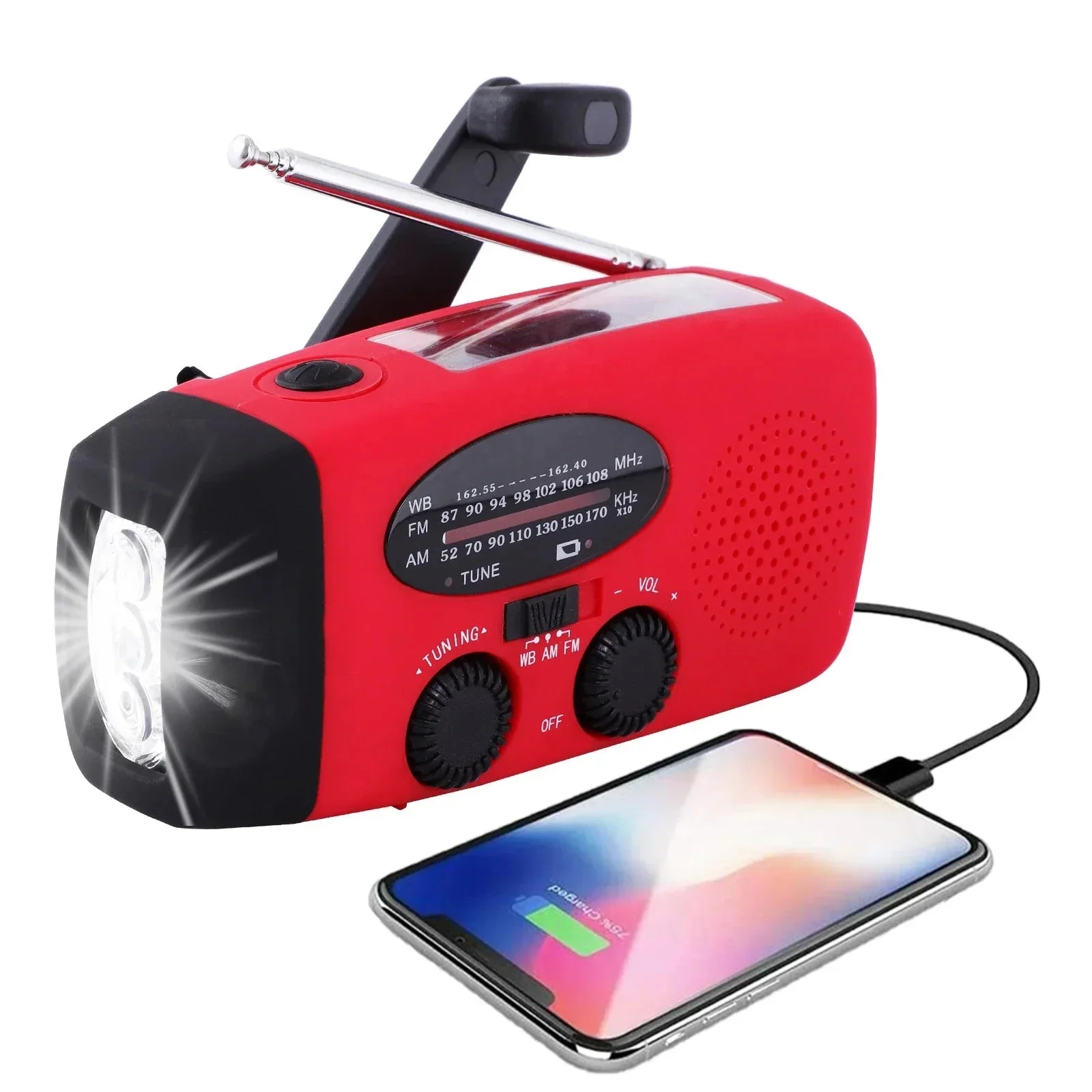 Kannettava Monitoiminen Hätäradio - Valmistautuminen Kaikkiin Tilanteisiin - Image 3
