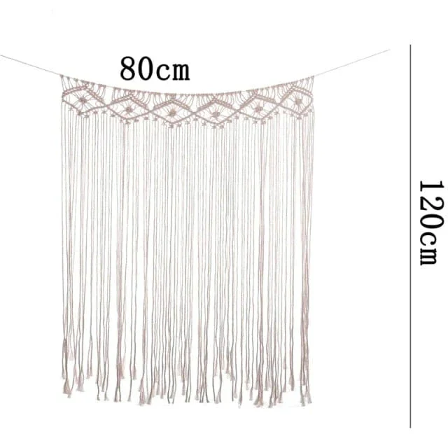 Käsinkudottu Riippuva Kulho Moderni Makramee Decor - Image 12