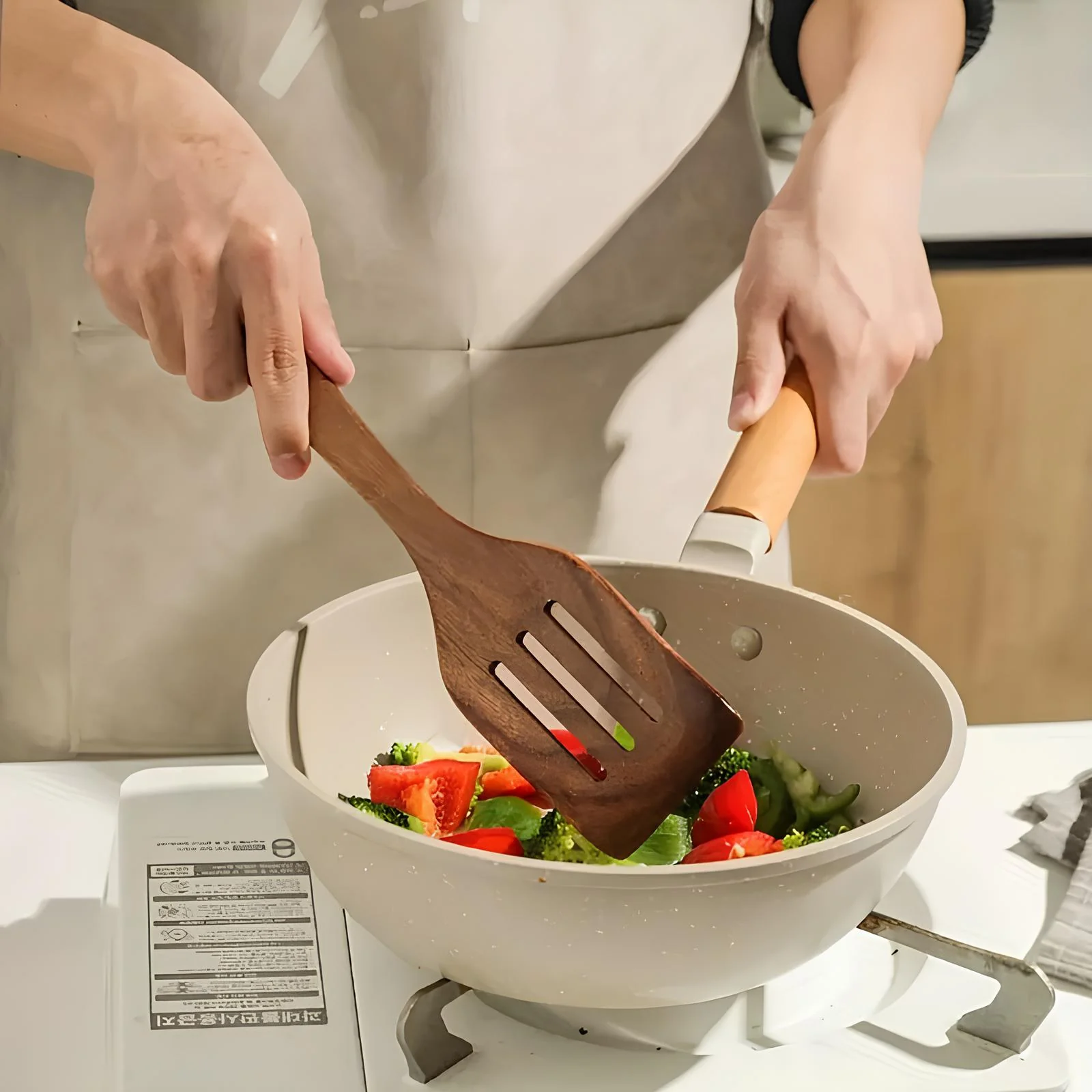 Keittiövälineet Luonnonpuusta Monikäyttöinen Sarja - Image 6