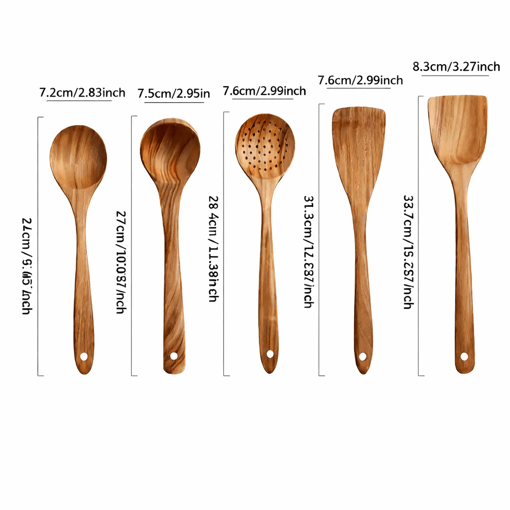 Keittiövälinesarja NordicWood - Toiminnallinen ja tyylikäs - Image 5