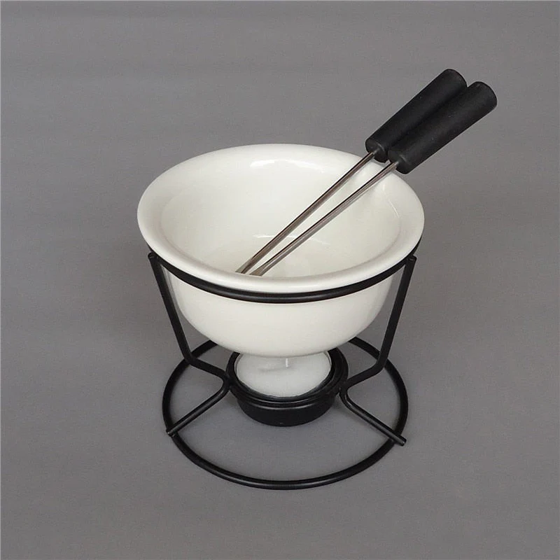 Keraaminen Fondue-pannu Suklaan ja Juuston Lämmitin - Image 2