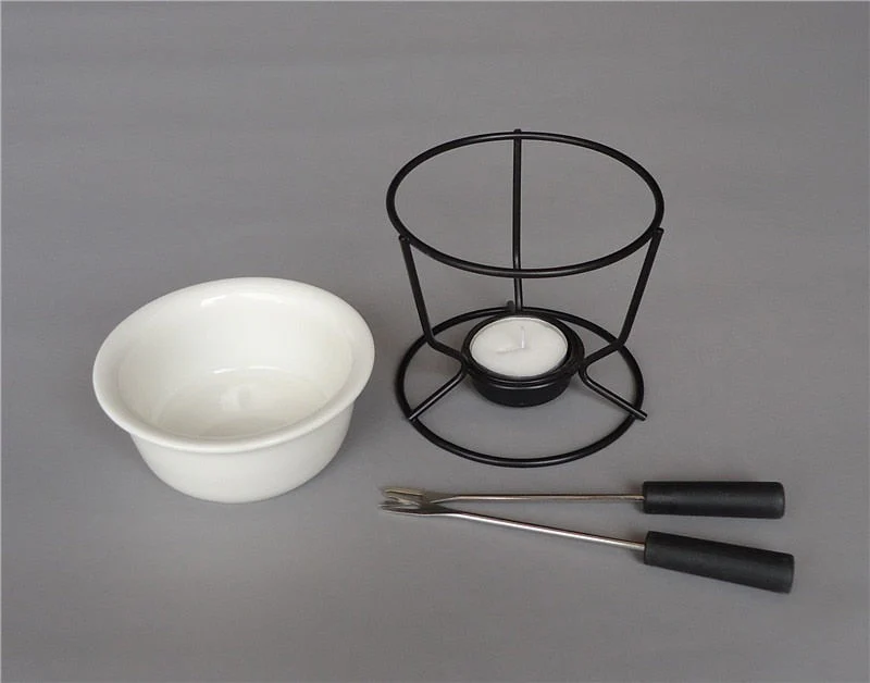 Keraaminen Fondue-pannu Suklaan ja Juuston Lämmitin - Image 4