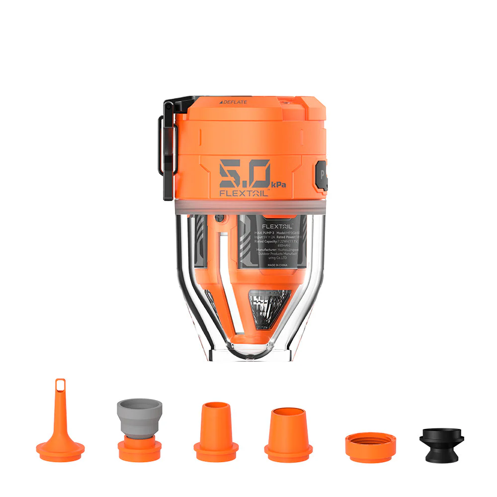 Kompakti Ilmapumppu LED-valolla Matkailuun ja Ulkoiluun - Image 10