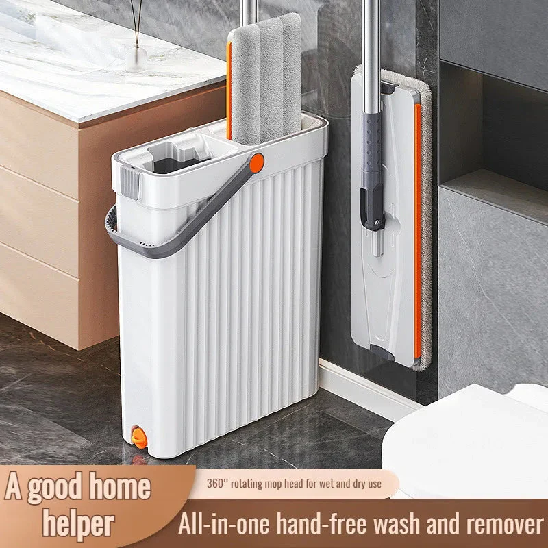 Kotitalouksien Itsekiertyvä Moppi Ultraohut Ergonominen Siivousväline - Image 3