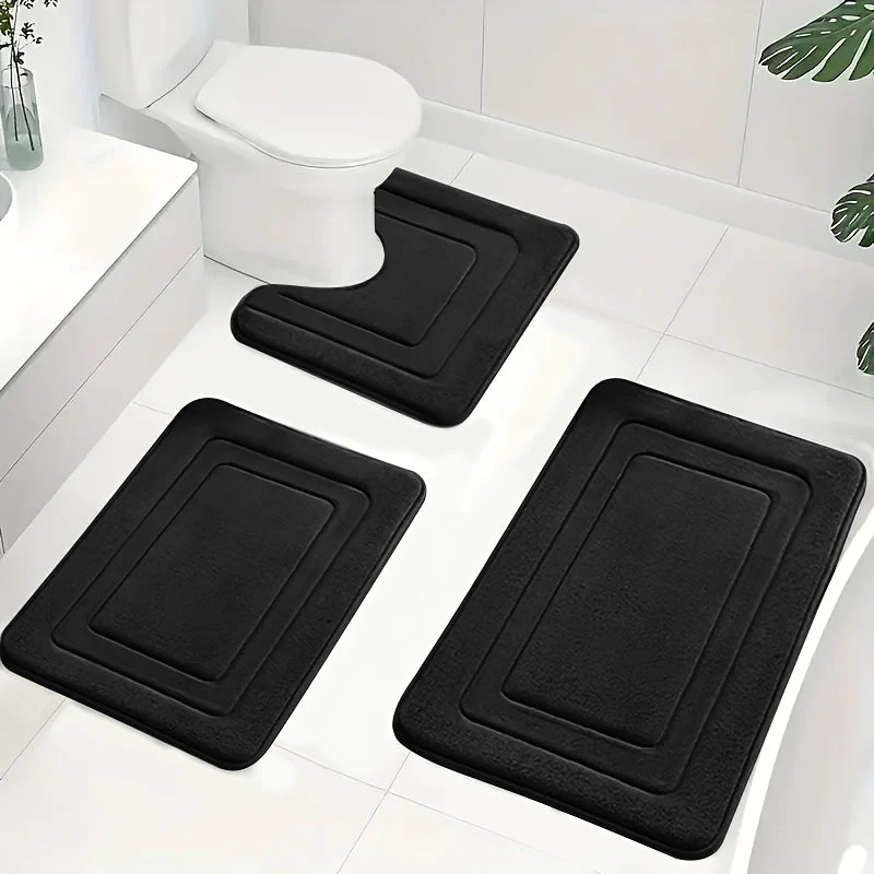 Kylpyhuoneen 3-osainen Memory Foam -matto setti - Image 3