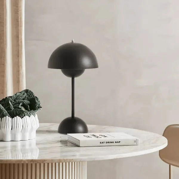 Ladattava Pöytävalaisin Moderni Skandinaavinen Muotoilu Himmennettävällä LED-valolla - Image 5