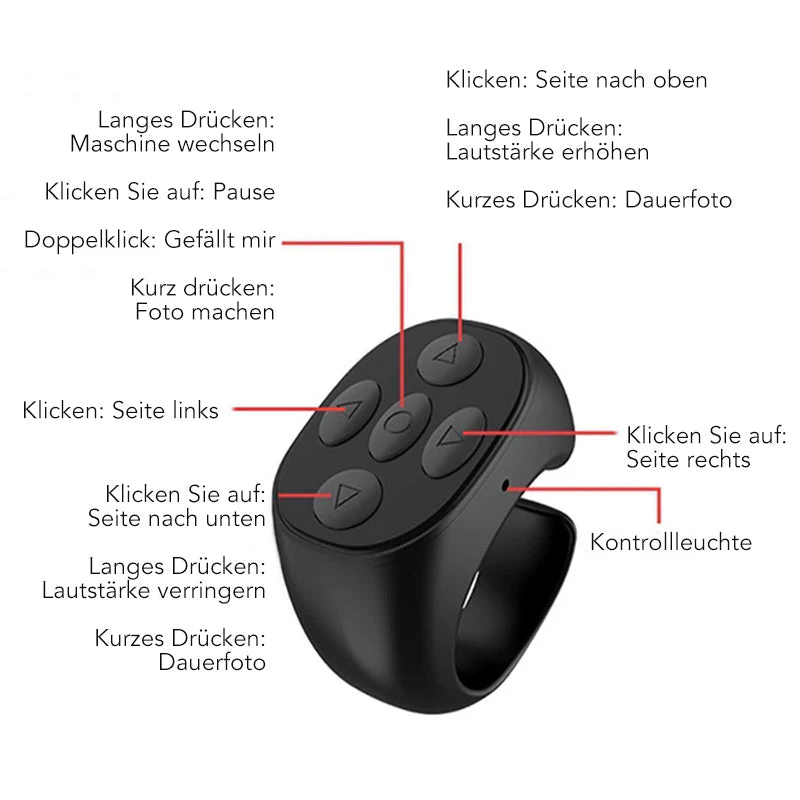Langaton Bluetooth-kaukosäädinrengas - Image 8