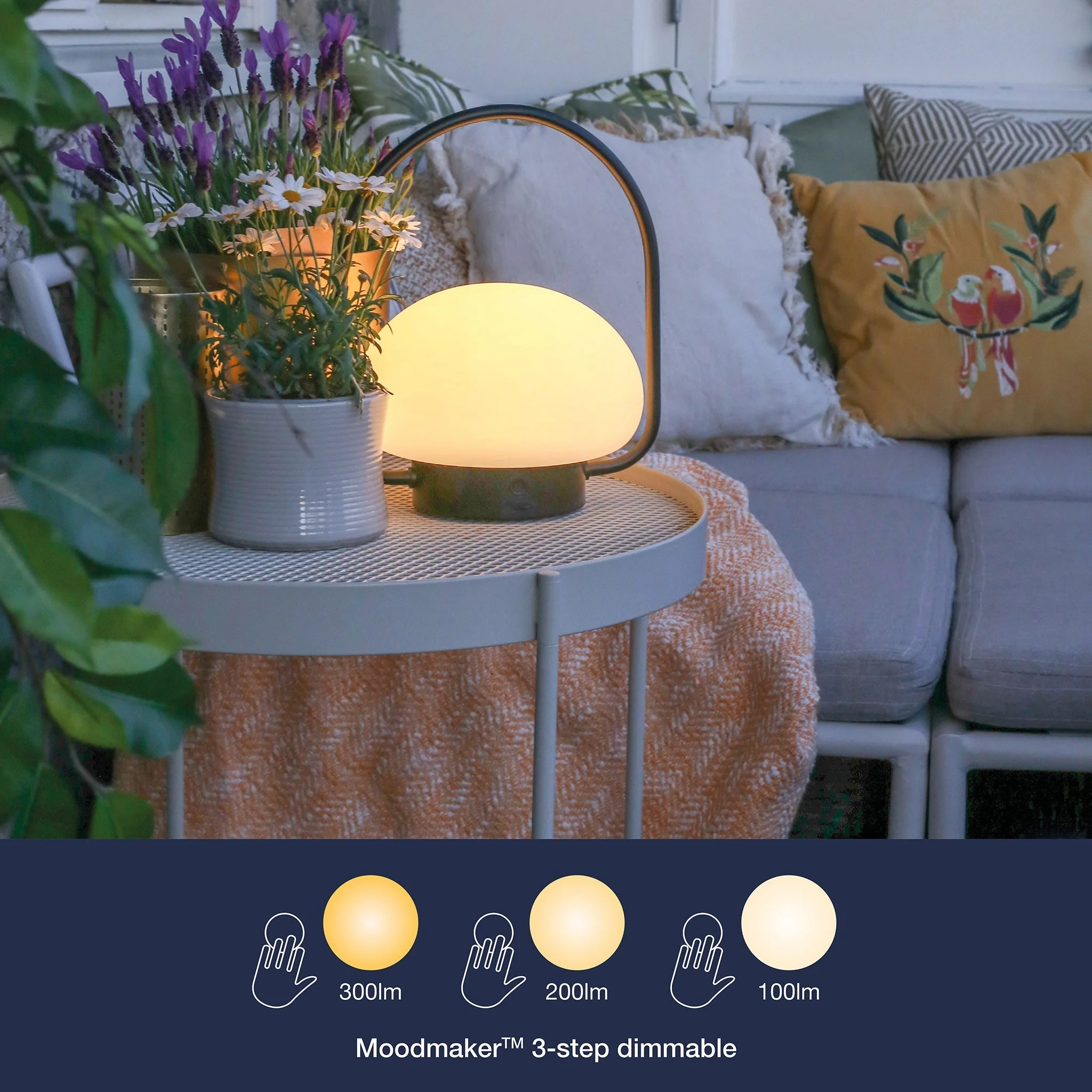Langaton LED Lamppu Ladattava Valaisin Kompakti Muotoilu - Image 5