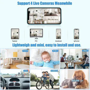 Langaton Mini Kamera Äänen ja Videon Suoratoistolla - Image 5