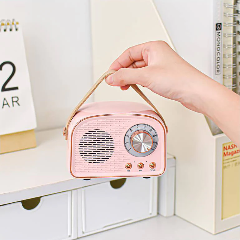 Langaton Retro Radio Bluetooth -kaiutin - Image 5