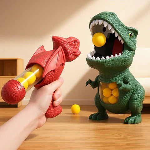 Lasten Ammuntapeli DINOPOP BLASTER Dinosaurusteemalla