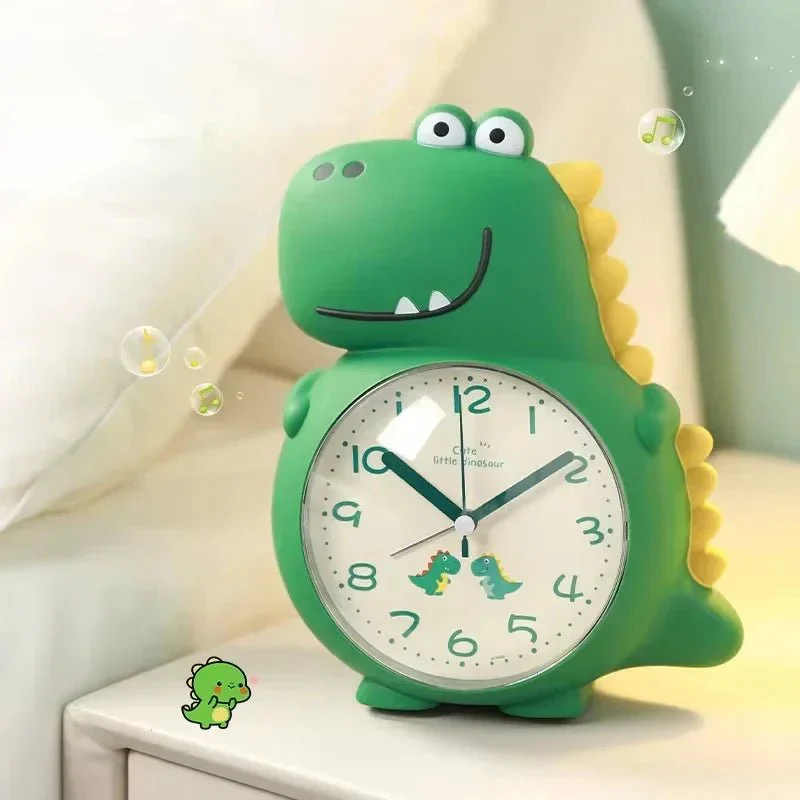 Lasten Dinosauruksen Herätyskello Hellävaraisella Valolla - Image 7