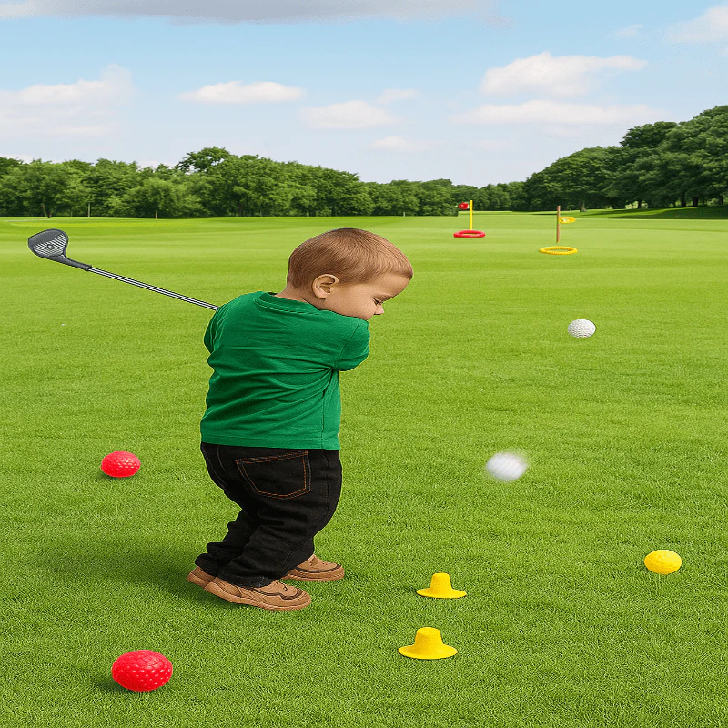 Lasten Golfsetti Säädettävillä Teleskooppimailoilla - Image 2