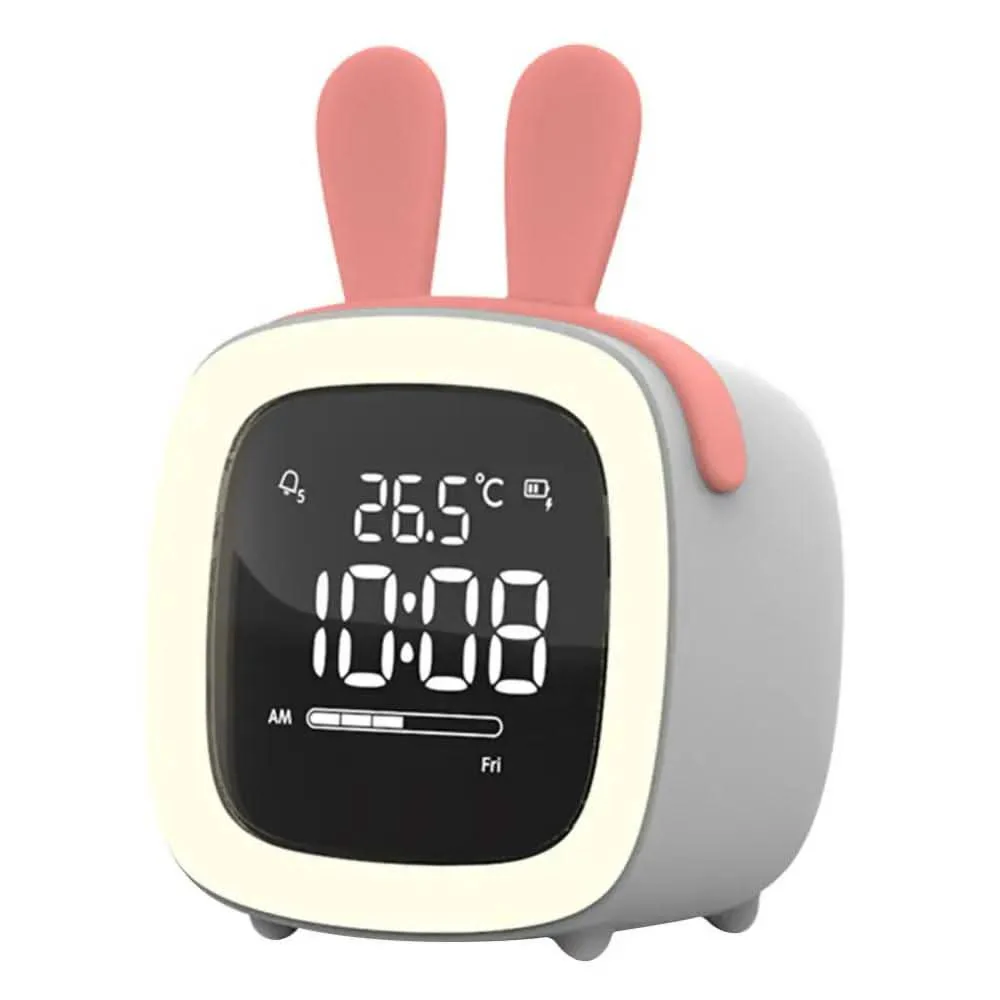 Lasten Herätyskello ja Yövalo Bunny Light LED - Image 20