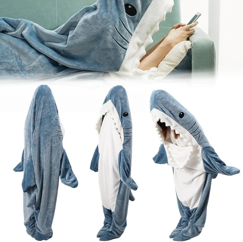 Lasten Peitto Hauskalla Shark Designilla - Image 2