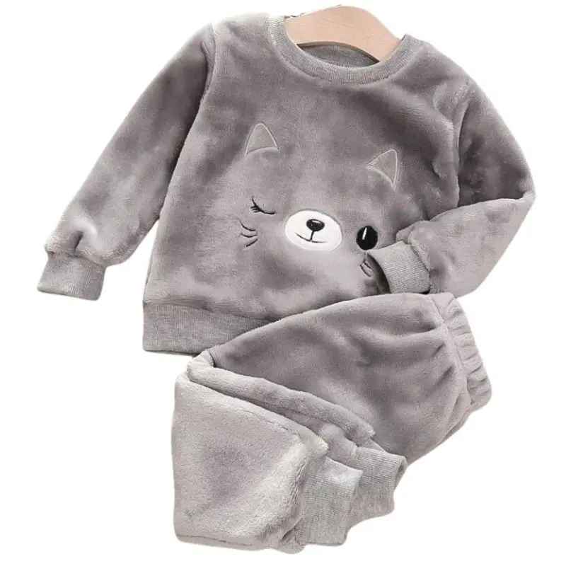 Lasten Pyjama Kaksiosainen Setti Talvinen
