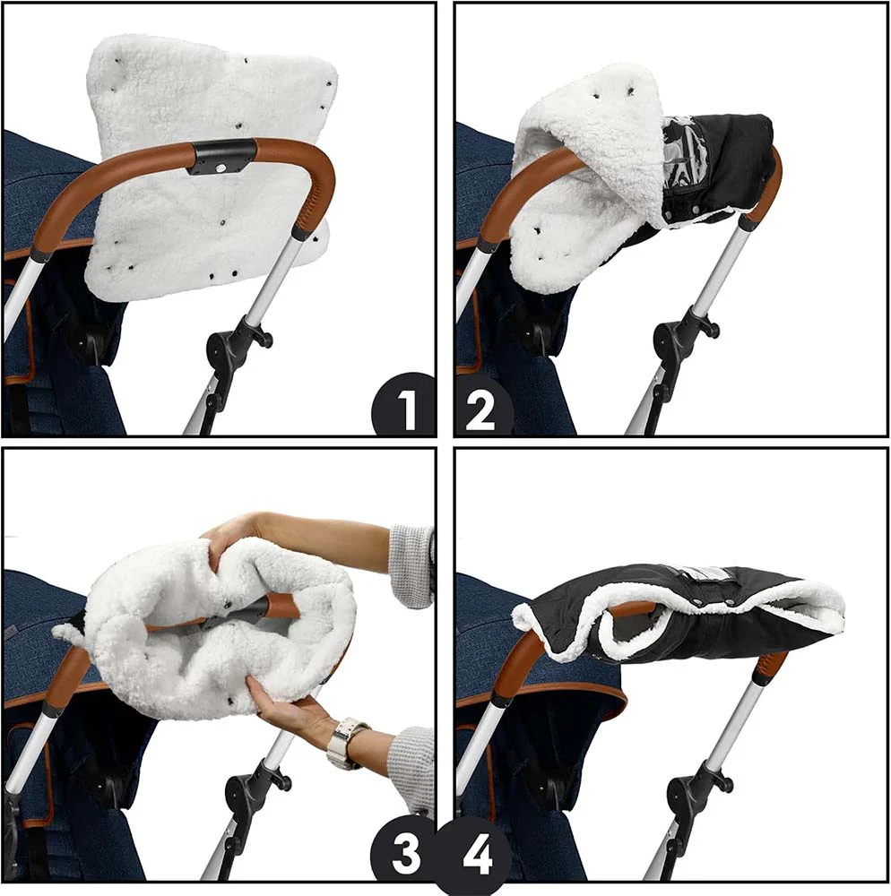 Lastenvaunujen Käsineet Talvikäyttöön - Image 2