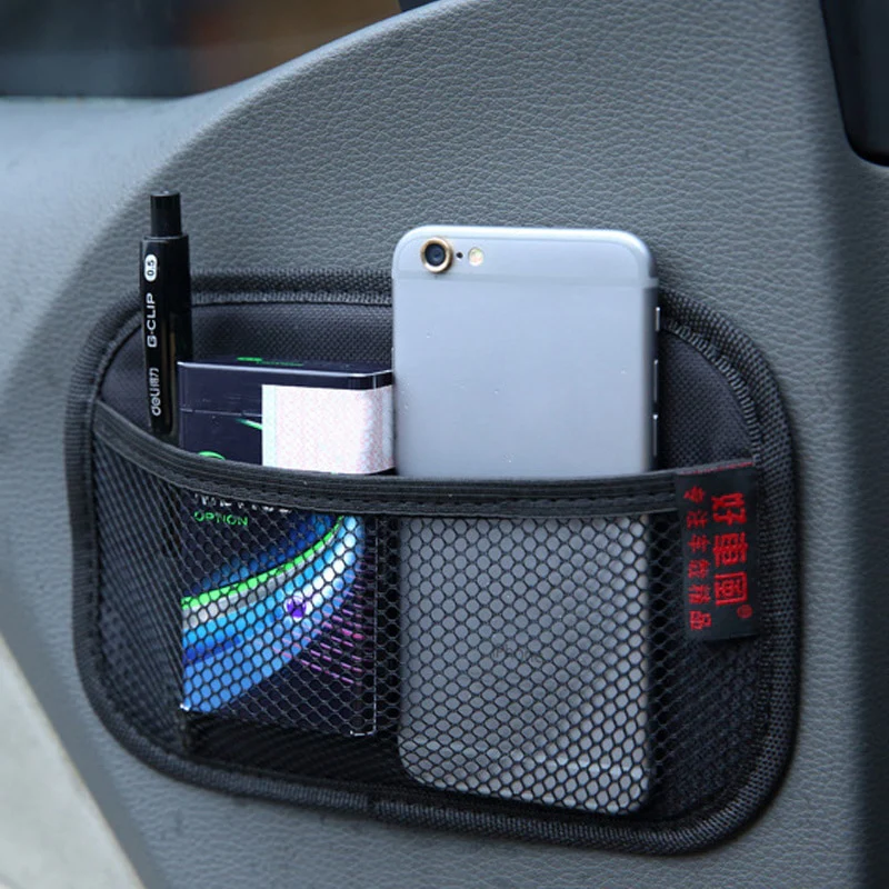 Leather Mesh Car Organizer - Image 5