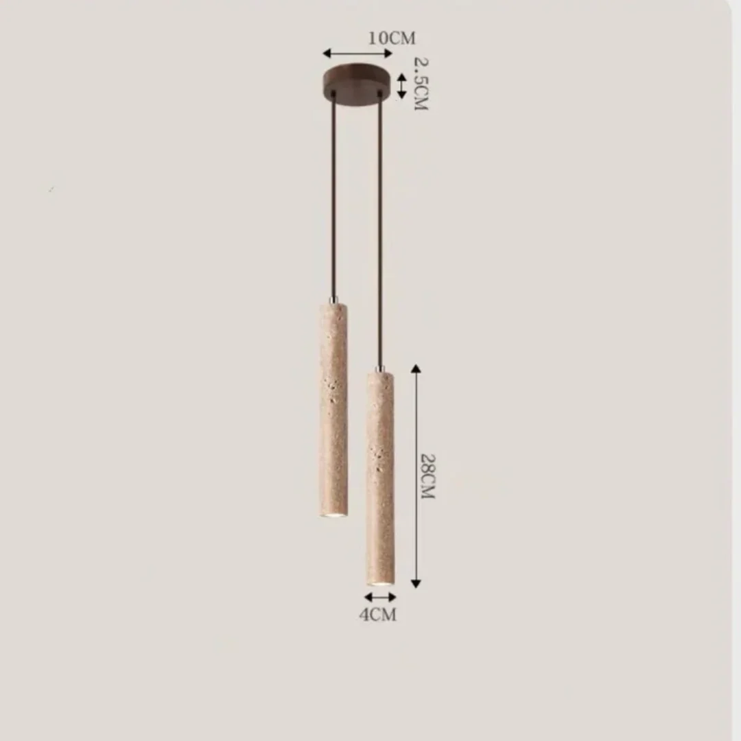 LED-kattokruunu Minimalistisella Wabi-Sabi -tyylillä - Image 7