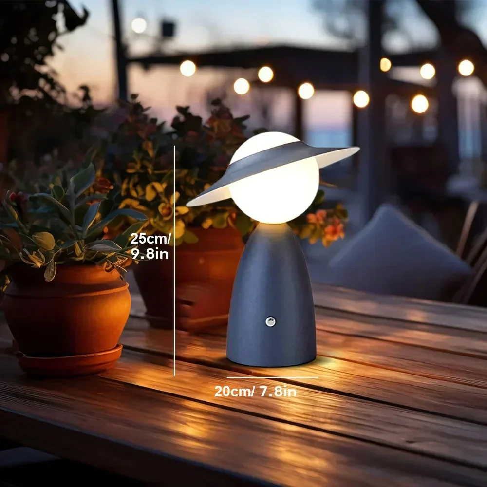 LED-pöytävalaisin USB-ladattava moderni muotoilu - Image 8