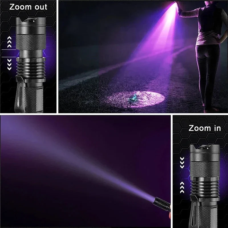 LED UV Taskulamppu Ultraviolettinen Tarkastuslamppu - Image 6