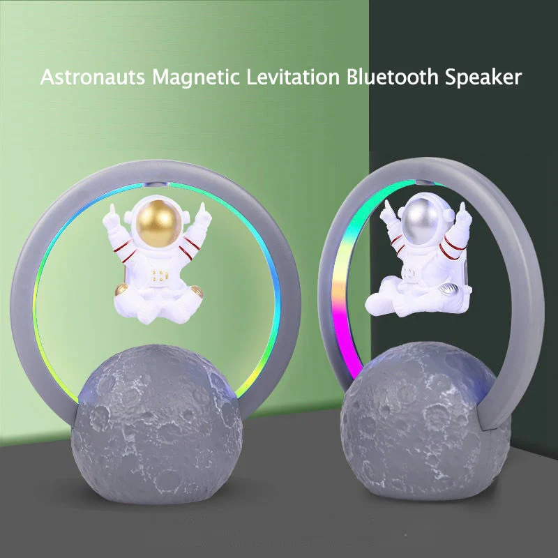 Levitating Astronaut Bluetooth Speaker Lamp Modern Design - Image 5