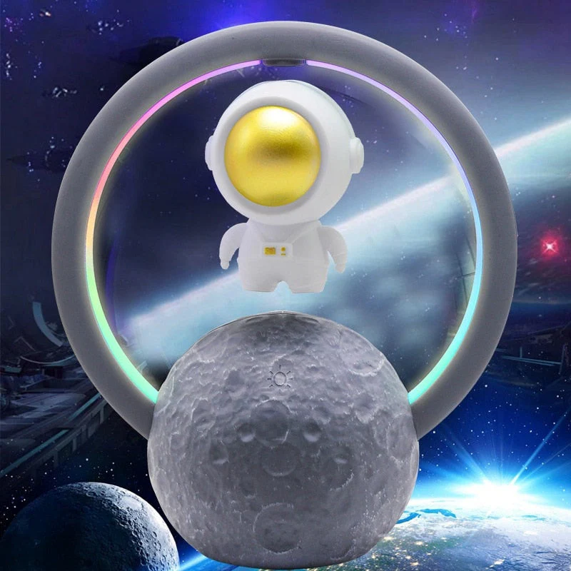 Levitating Astronaut Bluetooth Speaker Lamp Modern Design - Image 8